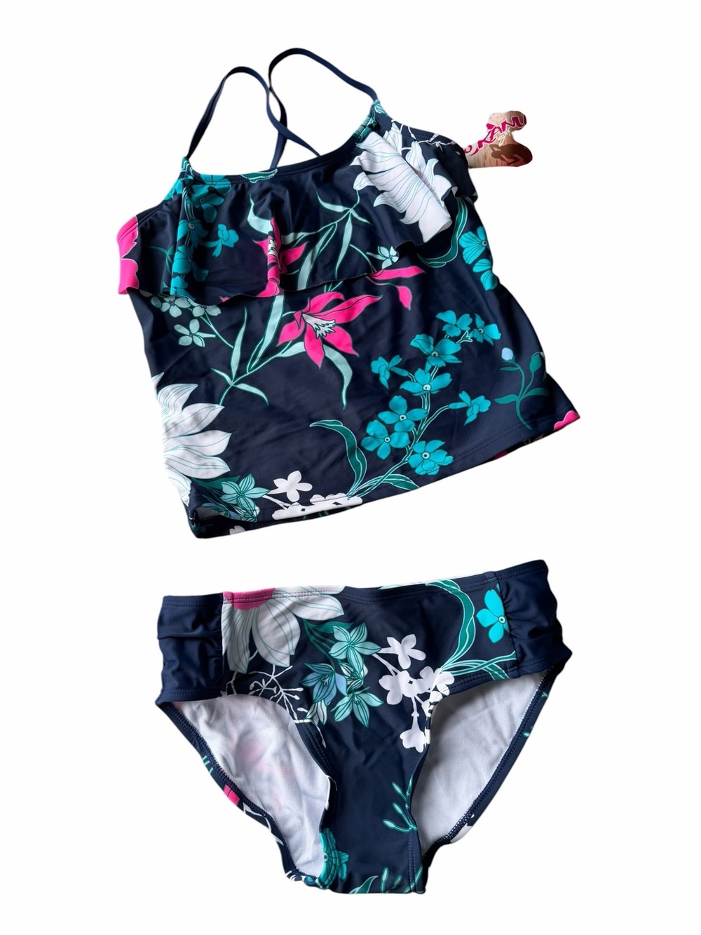 Kanu Surf Girls Paige Two Piece Tankini Swimsuit Size 12 #260237